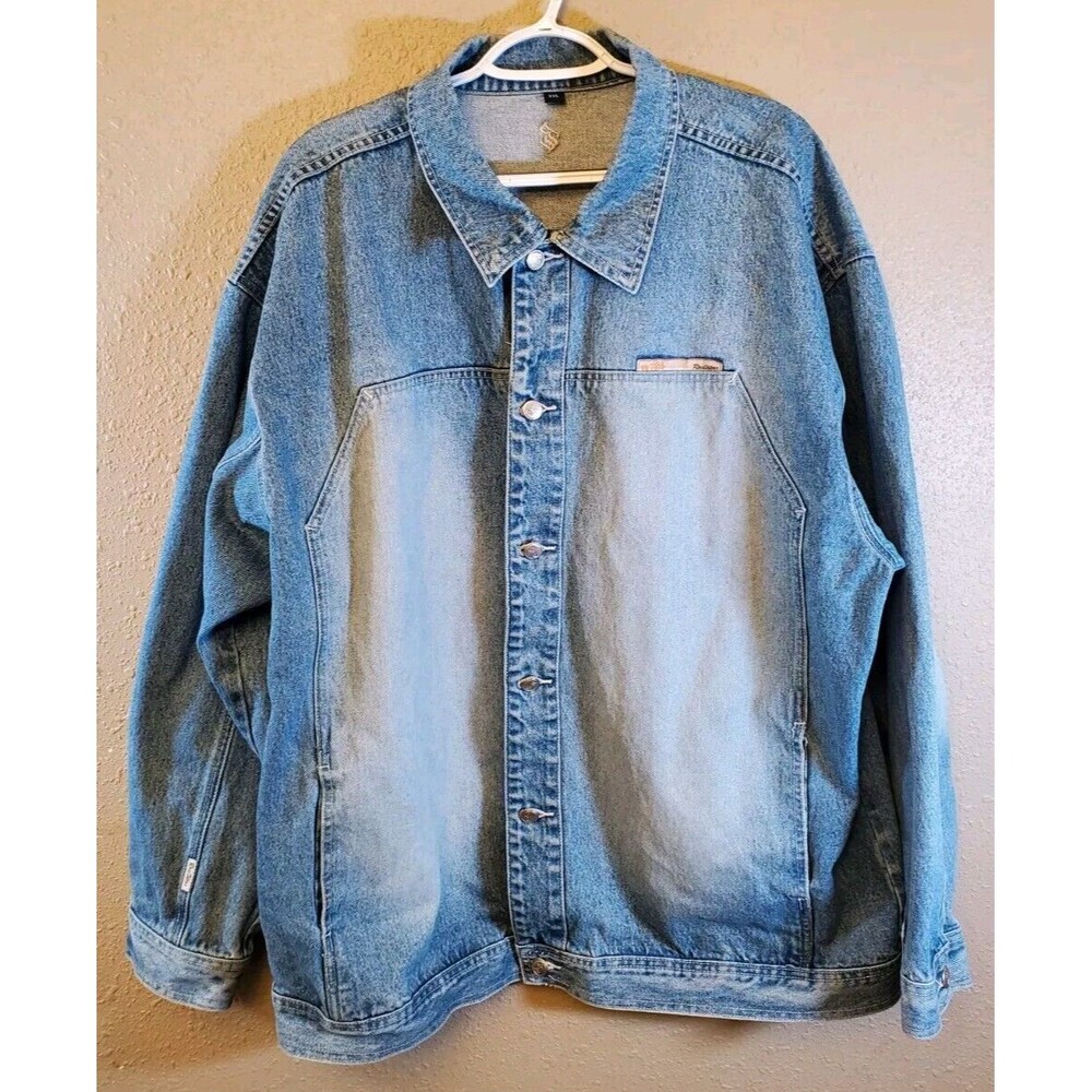 Vintage Men's Rocawear Denim Jacket Size 2XL
